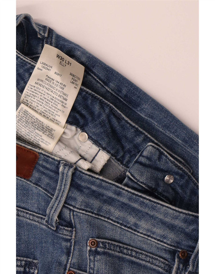 Lee Womens Elly Slim Jeans W30 L28 Azul Algodão