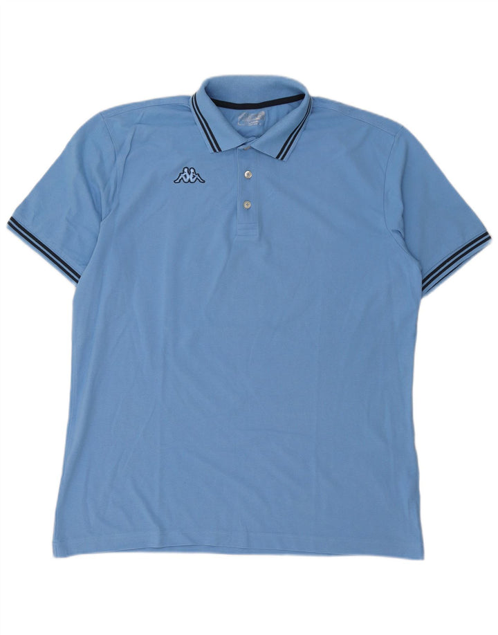 Camisa polo masculina Kappa 2XL algodão azul