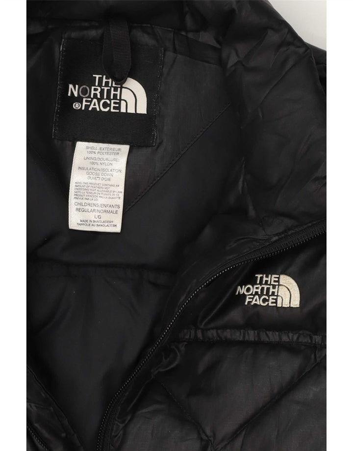Jaqueta acolchoada The North Face Girls 11-12 anos grande poliéster preto