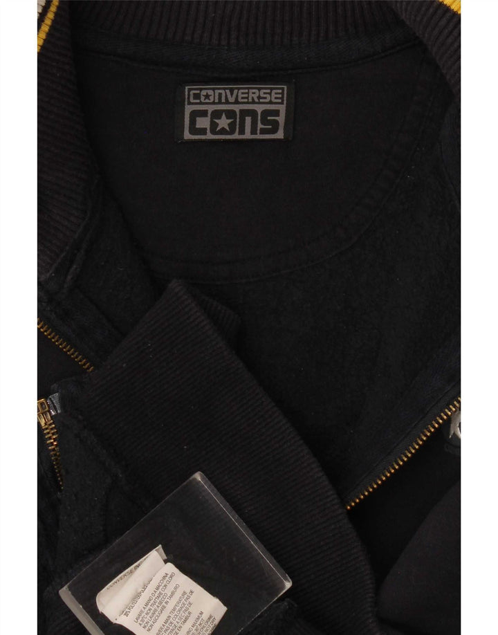 Converse masculino agasalho top jaqueta pequena algodão azul marinho