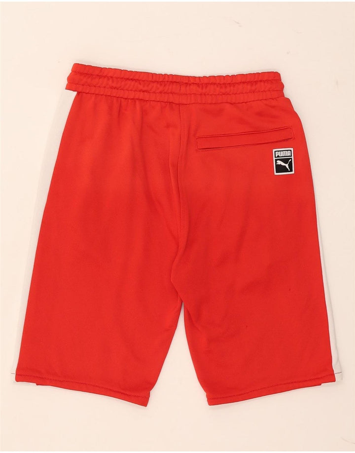 Puma Mens Sport Shorts Pequeno Colorblock Vermelho
