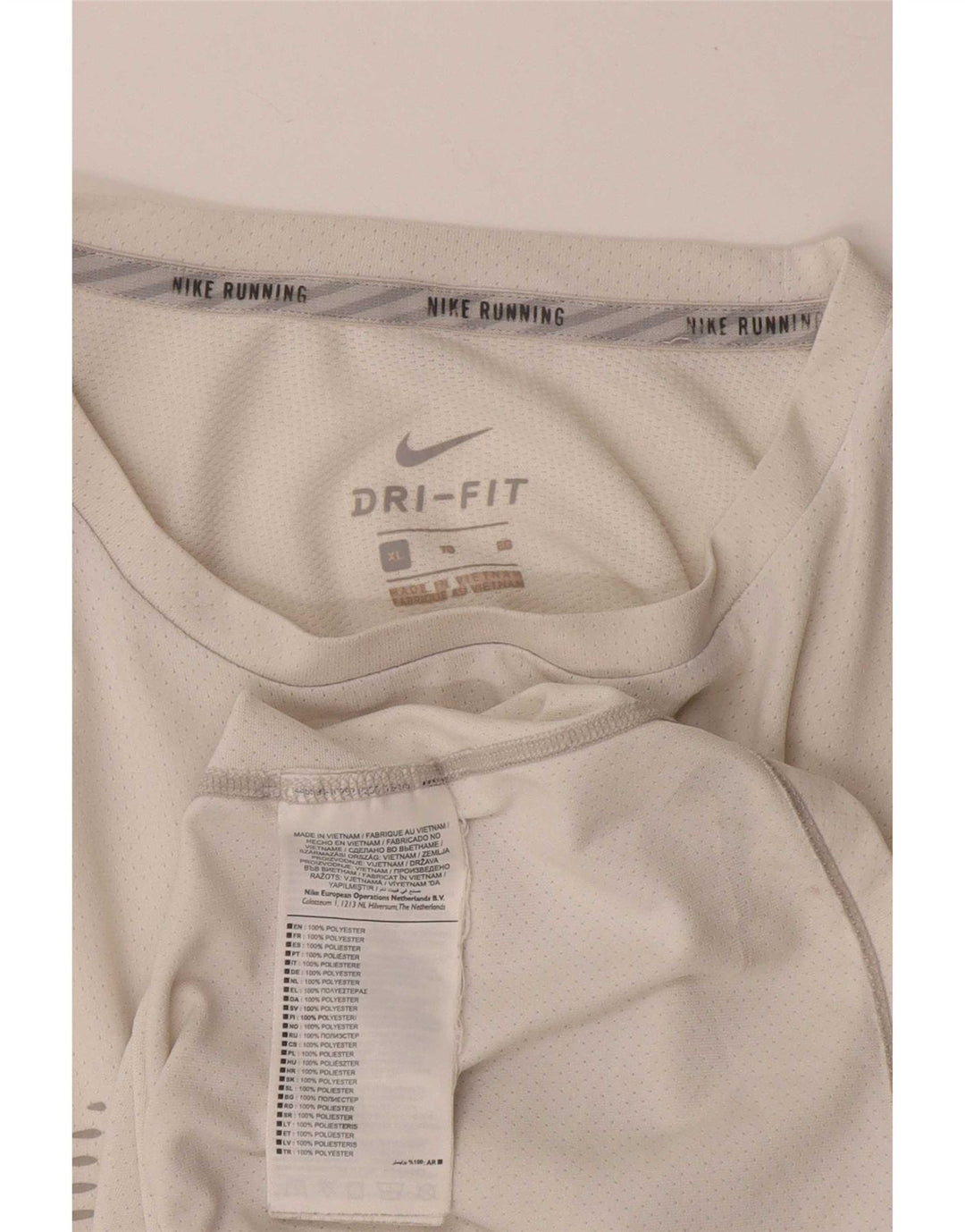 Camiseta Nike Masculina Dri Fit Graphic Top XL Branco Poliéster