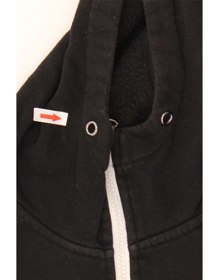 Suéter masculino Michael Kors com capuz e zíper gráfico médio algodão preto