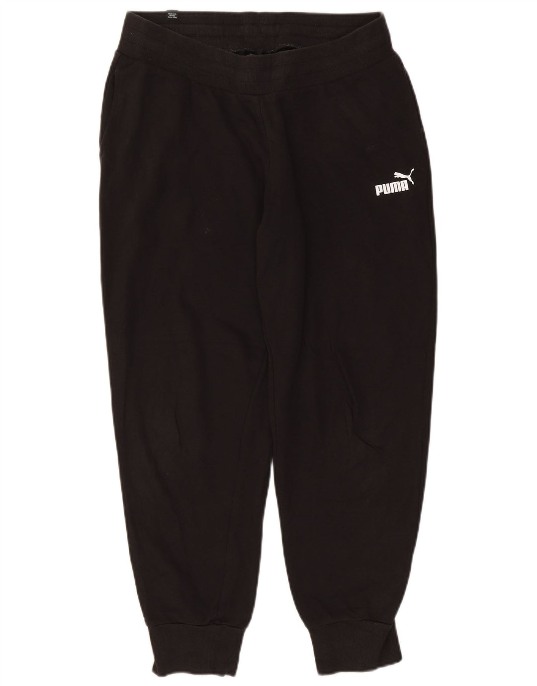 Calça de treino masculina Puma Joggers médio algodão preto