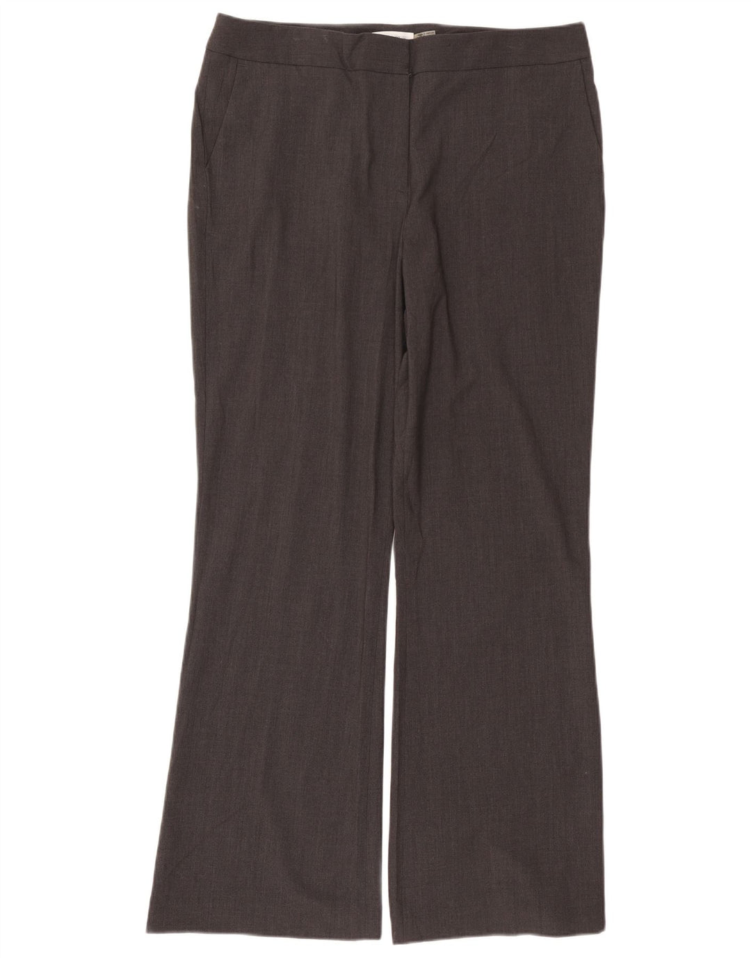 Calça feminina Calvin Klein Bootcut Suit US 16 XL W38 L32 cinza poliéster