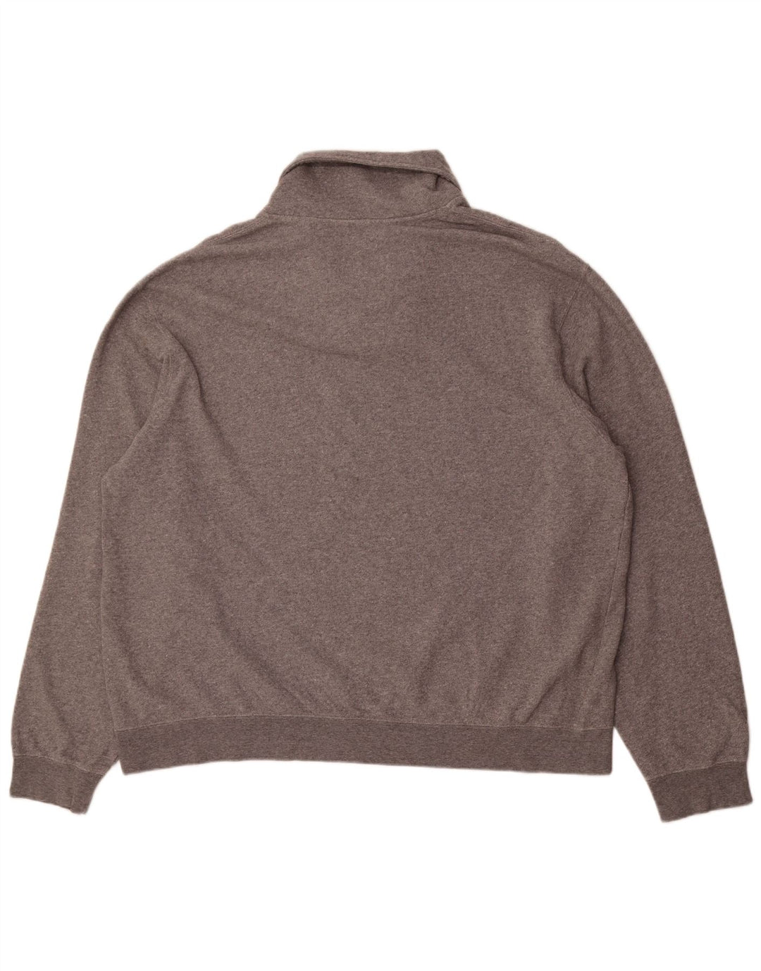 Suéter masculino Orvis com gola xale e algodão cinza