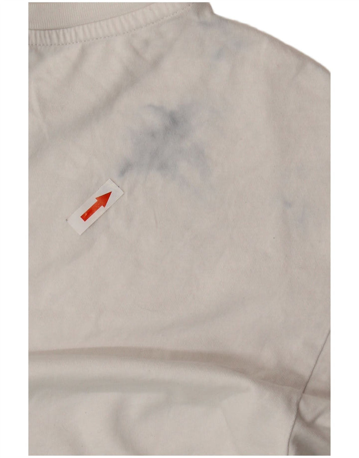 Camiseta feminina NAPAPIJRI UK 14 médio branco