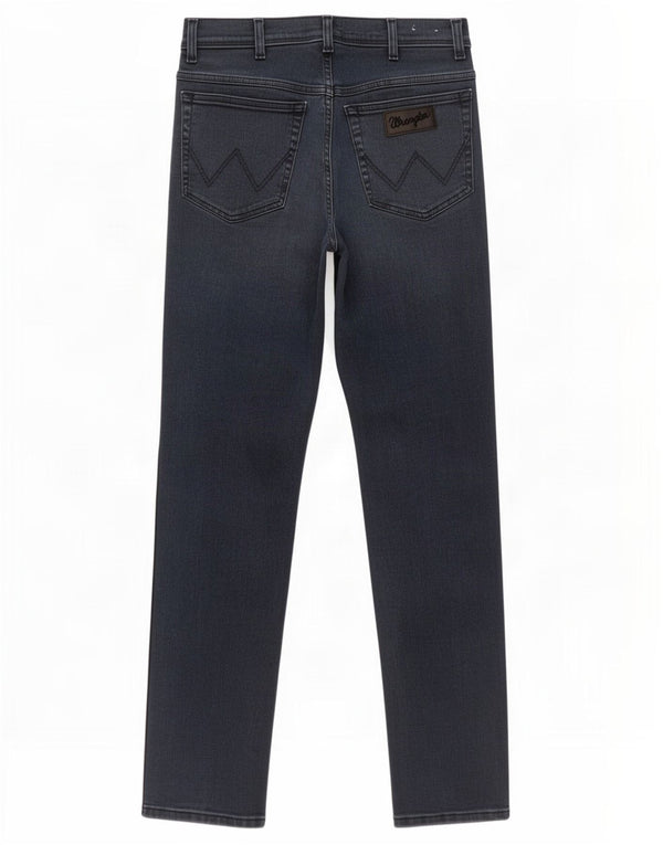 Wrangler Masculino Texas Slim Jeans W32 L34 Azul Algodão