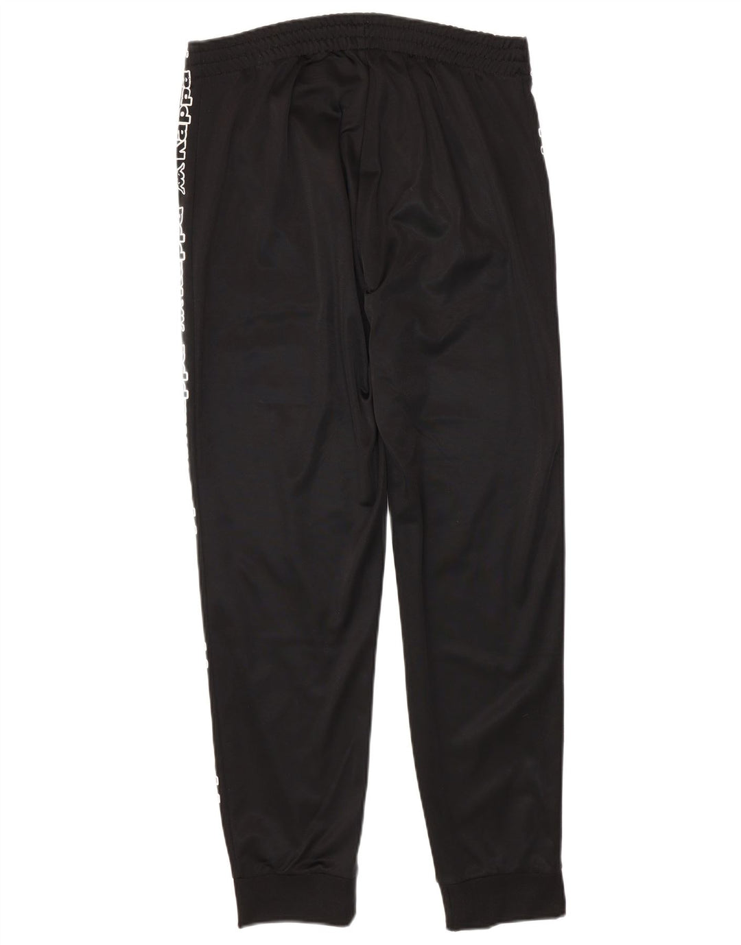 Kappa Mens Graphic Tracksuit Calça Joggers Grande Poliéster Preto