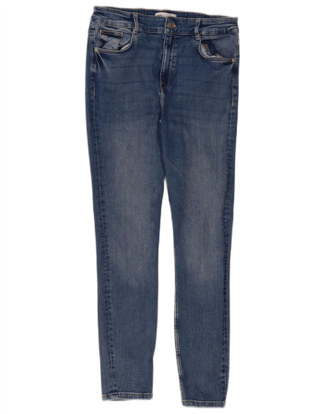 Zara Jeans Skinny Feminino EU 40 Médio W30 L28 Azul