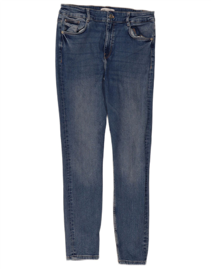 Zara Jeans Skinny Feminino EU 40 Médio W30 L28 Azul