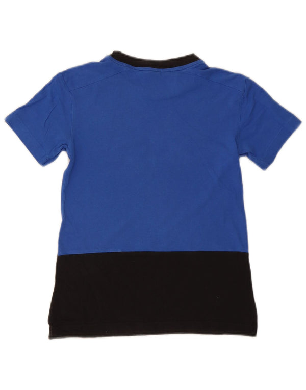 Camiseta Adidas Meninos Graphic Top 11-12 Anos Azul Colorblock