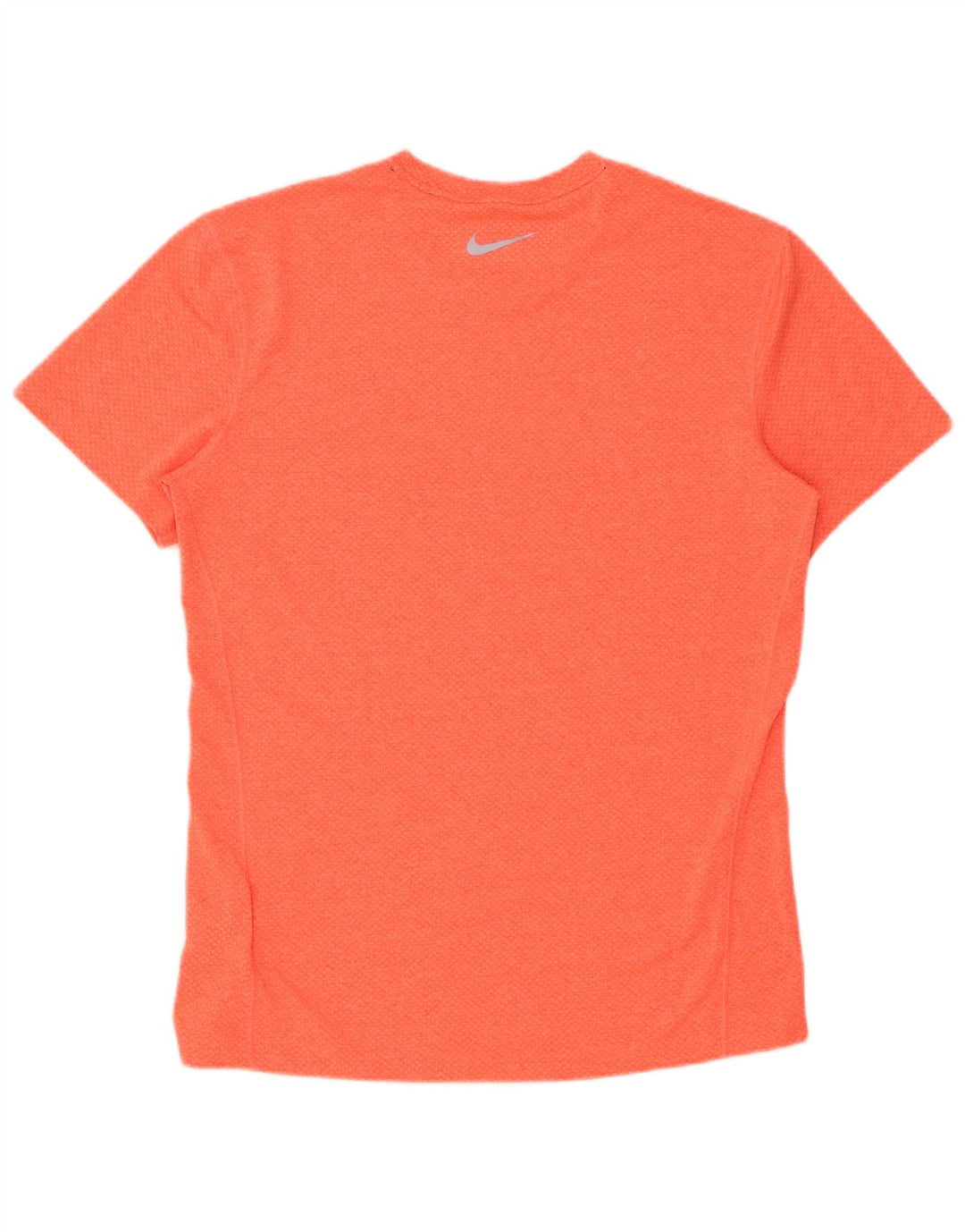 Nike Mens Dri Fit Camiseta Top Médio Laranja Poliéster