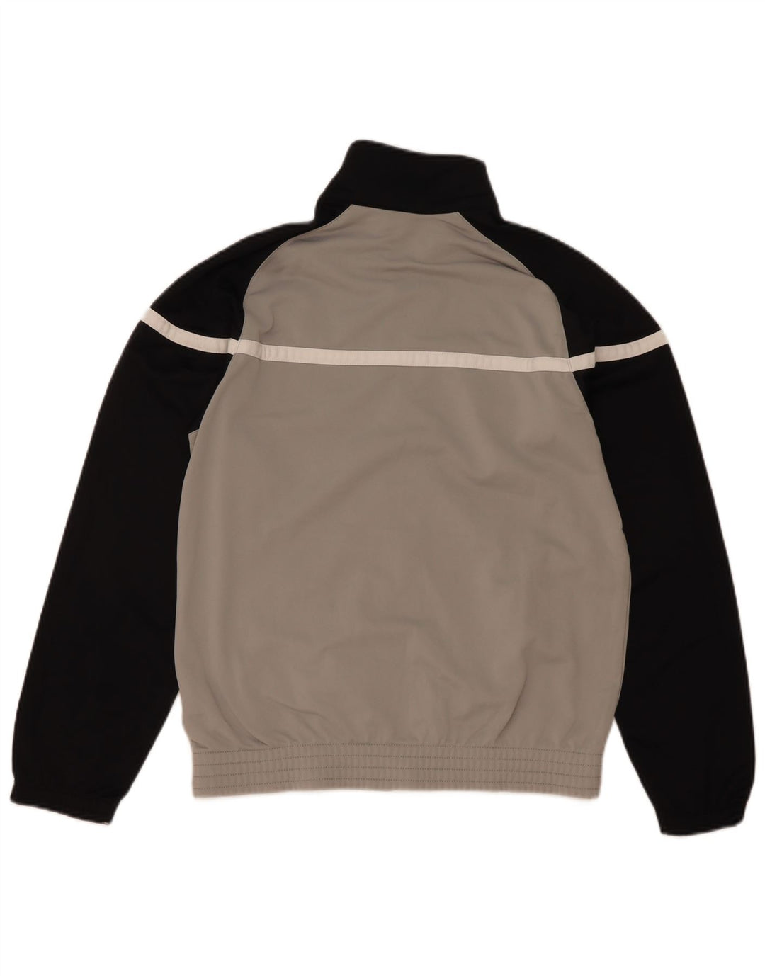 Nike Mens Tracksuit Top Jacket UK 36/38 Small Grey Colourblock Poliéster