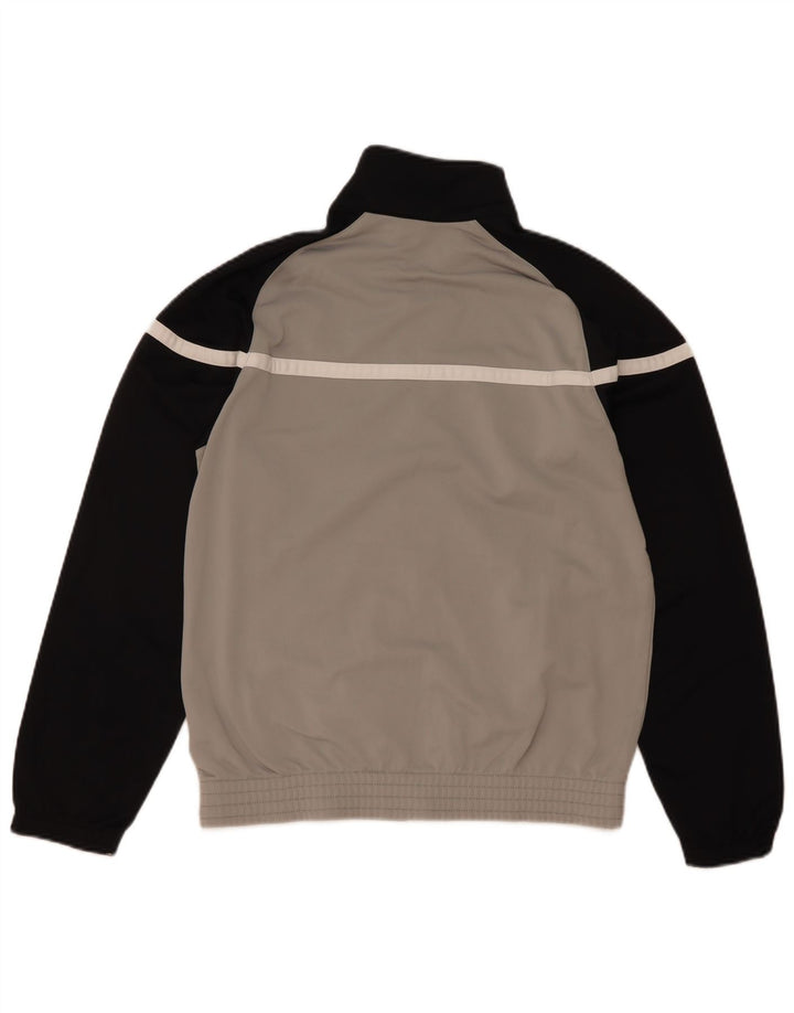 Nike Mens Tracksuit Top Jacket UK 36/38 Small Grey Colourblock Poliéster