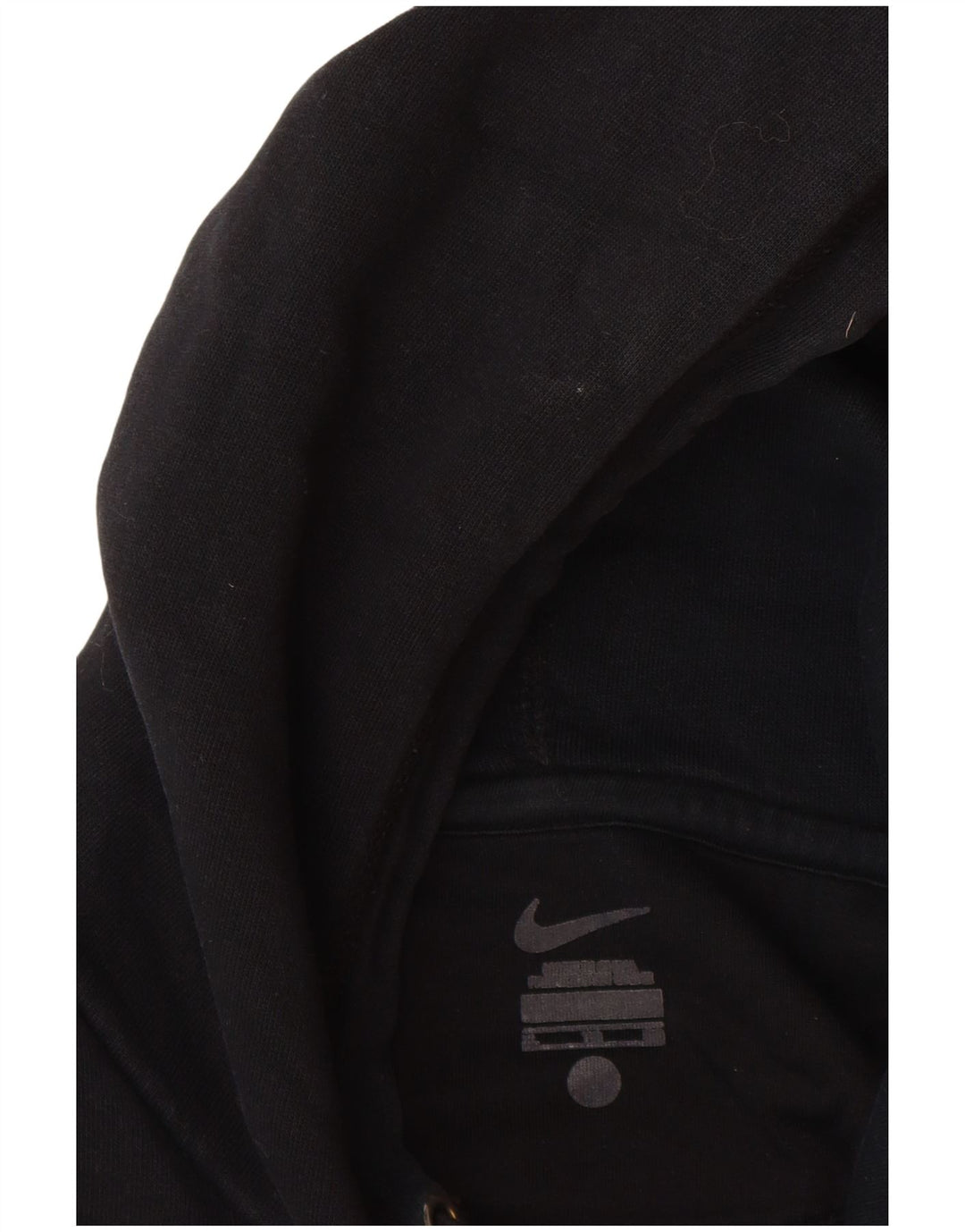 NIKE Mens Hoodie Jumper XL Algodão Preto