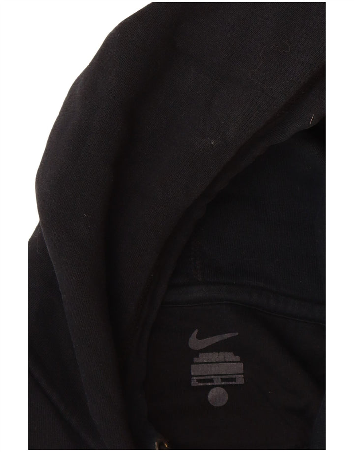 NIKE Mens Hoodie Jumper XL Algodão Preto