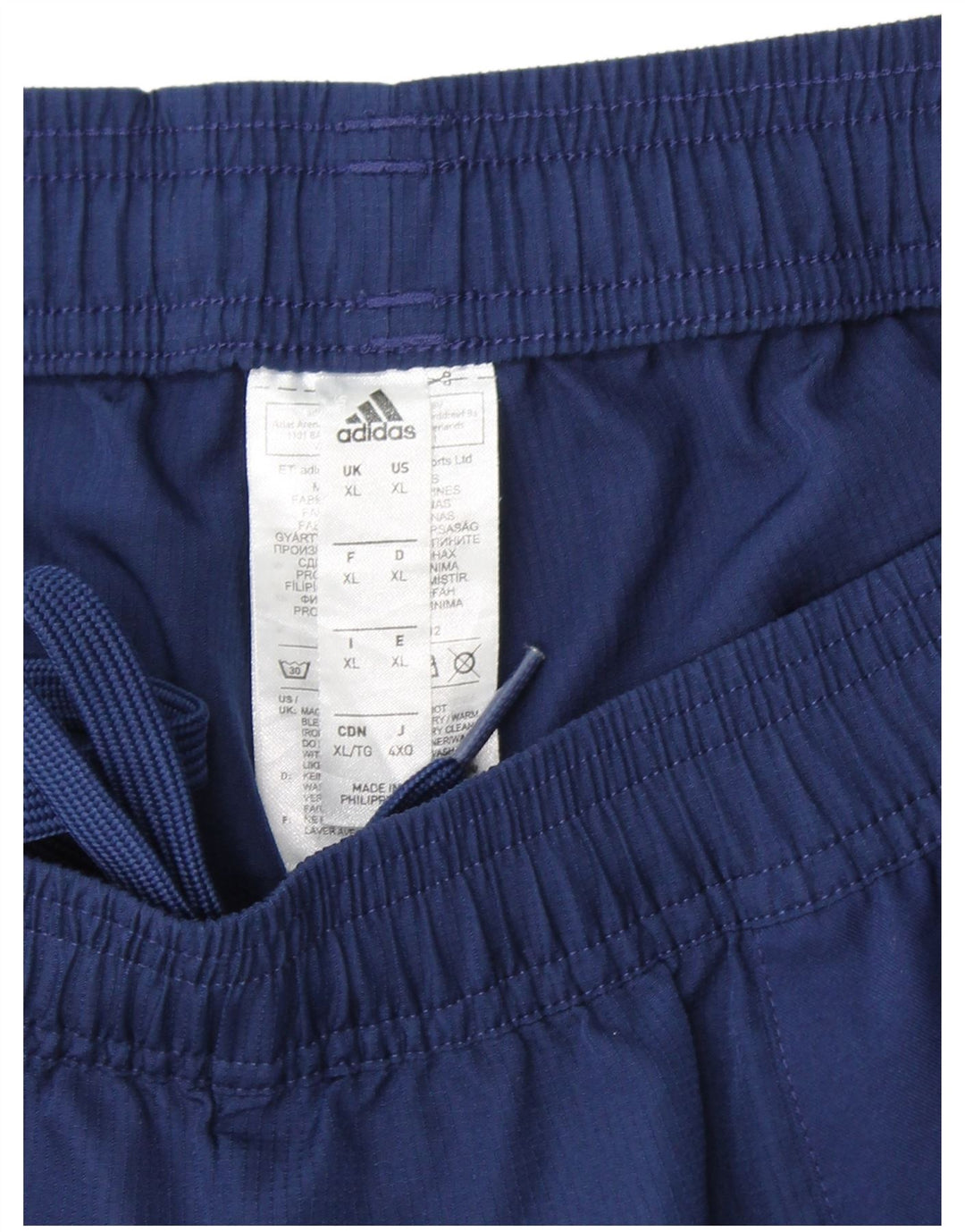 Shorts masculinos ADIDAS Climalite Sport XL azul marinho poliéster