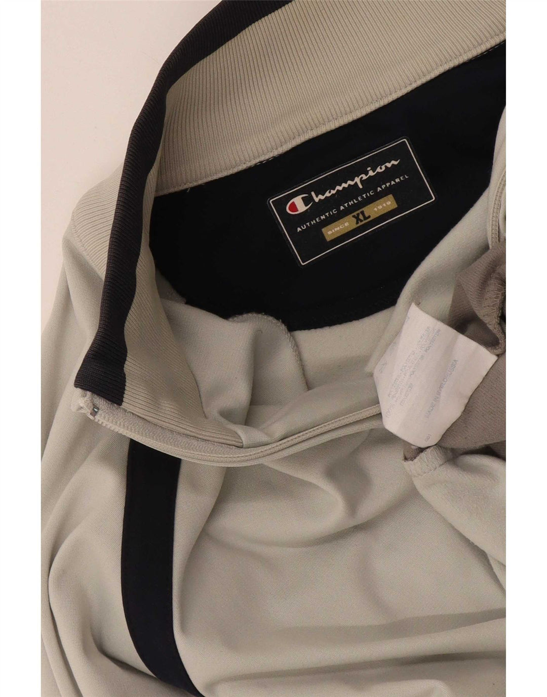 Champion Mens Treino Top Jacket XL Branco Colourblock Poliéster