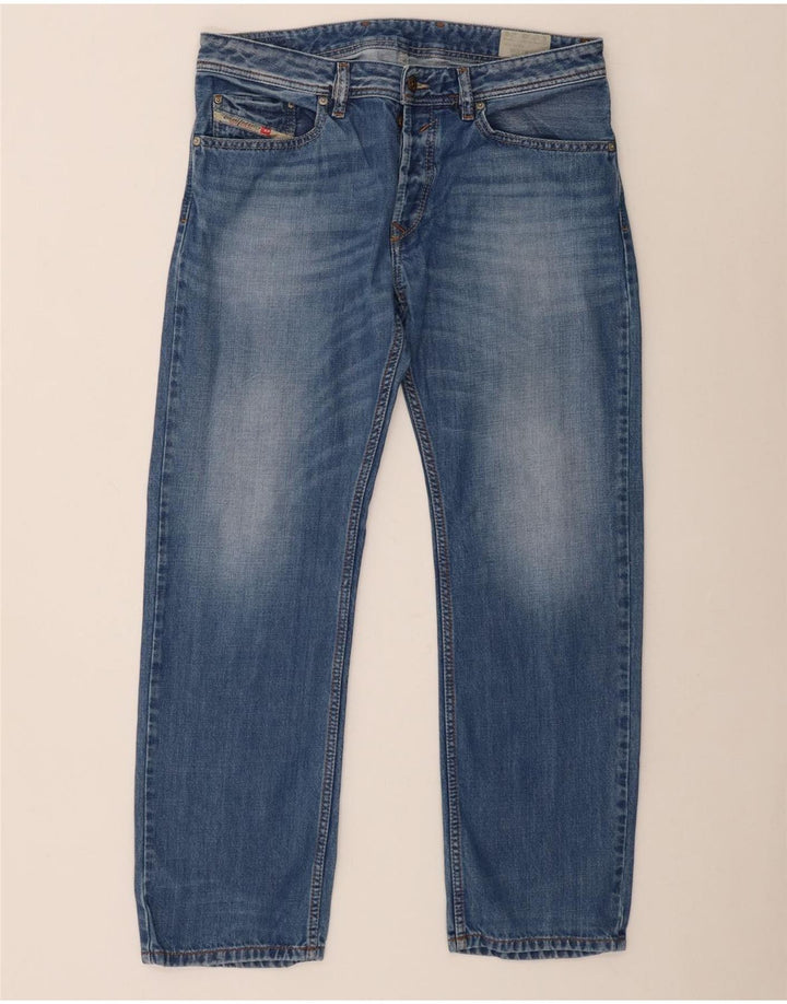 Diesel Mens Wavkee Straight Jeans W32 L30 Azul