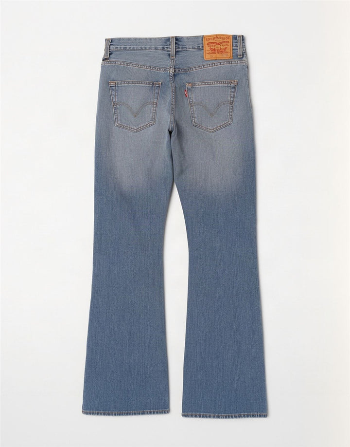 Calça jeans masculina Levi's 507 Slim Bootcut W31 L34 azul algodão