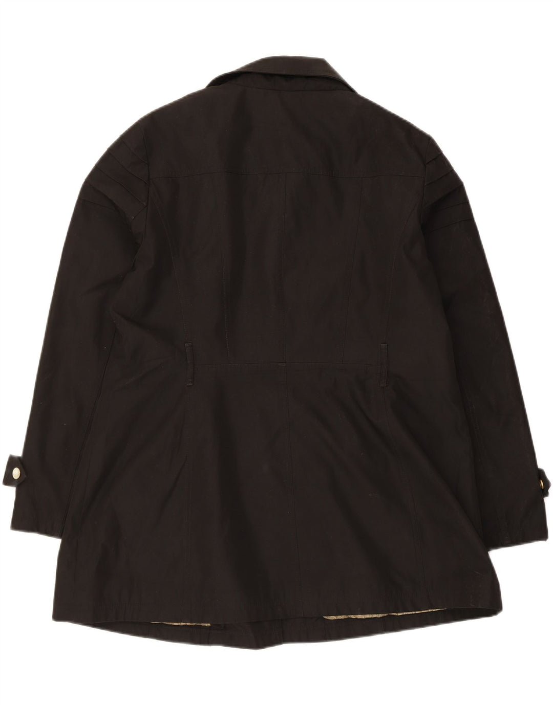 Sobretudo feminino Michael Kors UK 18 XL poliéster preto
