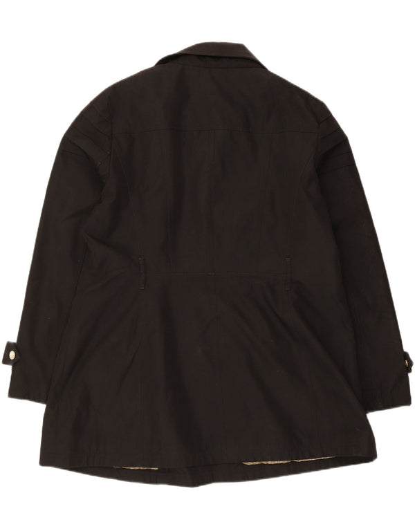 Sobretudo feminino Michael Kors UK 18 XL poliéster preto