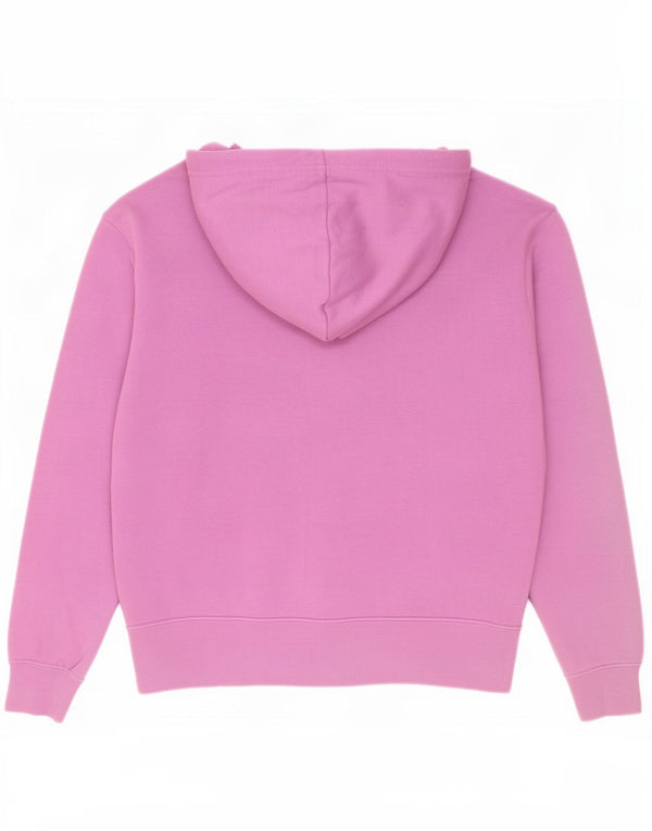 Nike Womens Oversized Hoodie Jumper UK 6 XS Roxo Algodão