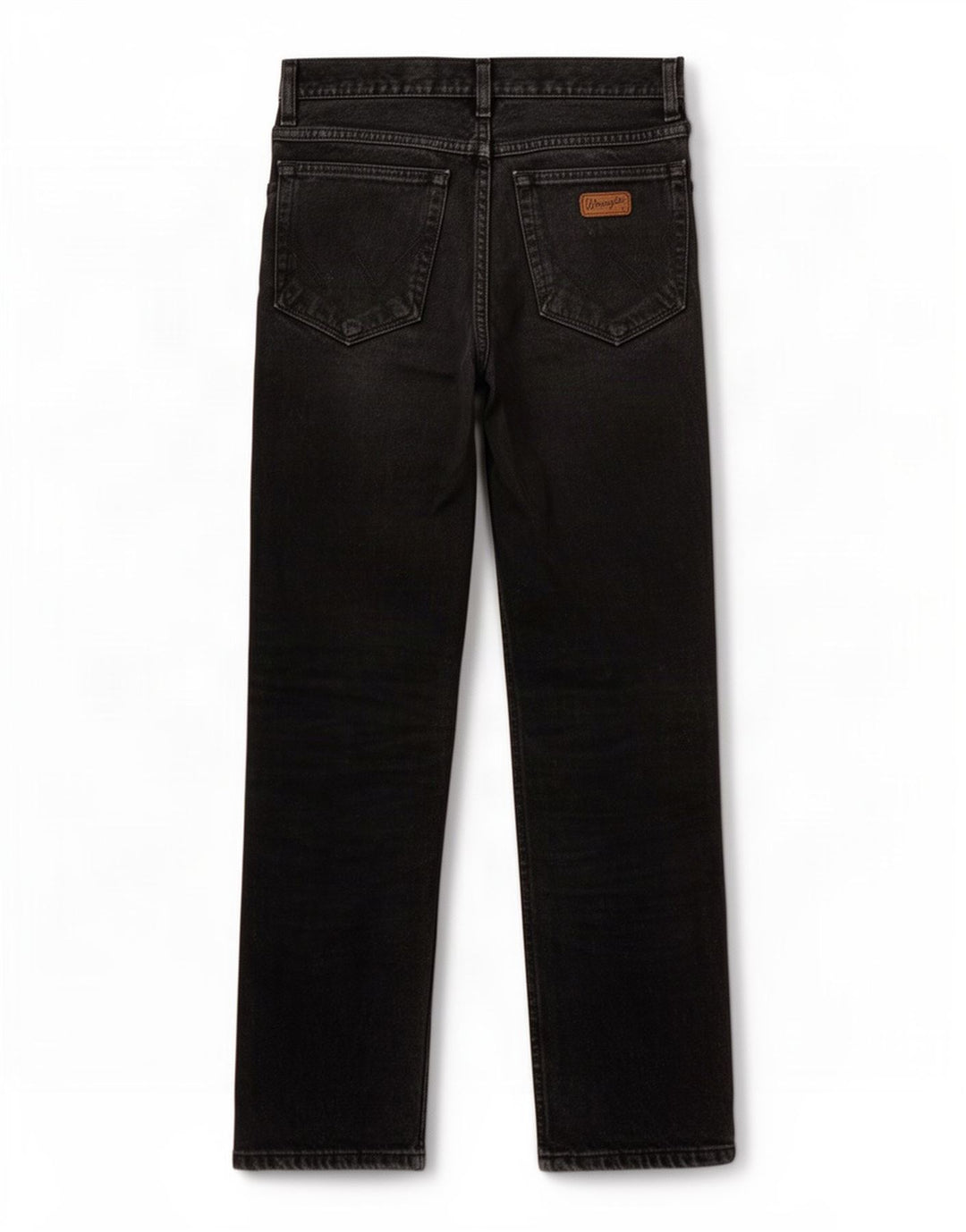 Wrangler Masculino Texas Straight Jeans W31 L32 Algodão Preto