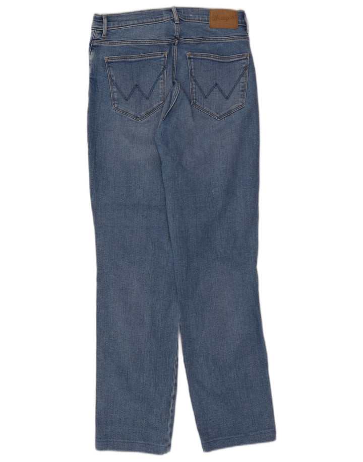 Jeans Wrangler feminino reto W28 L28 algodão azul