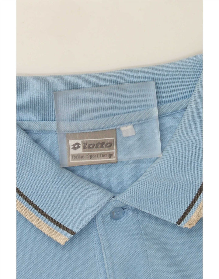 Camisa polo masculina Lotto XL azul