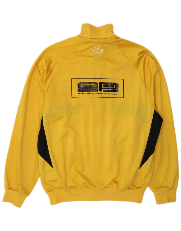 Adidas Mens Graphic Tracksuit Top Jacket UK 44/46 Grande Amarelo Colorblock