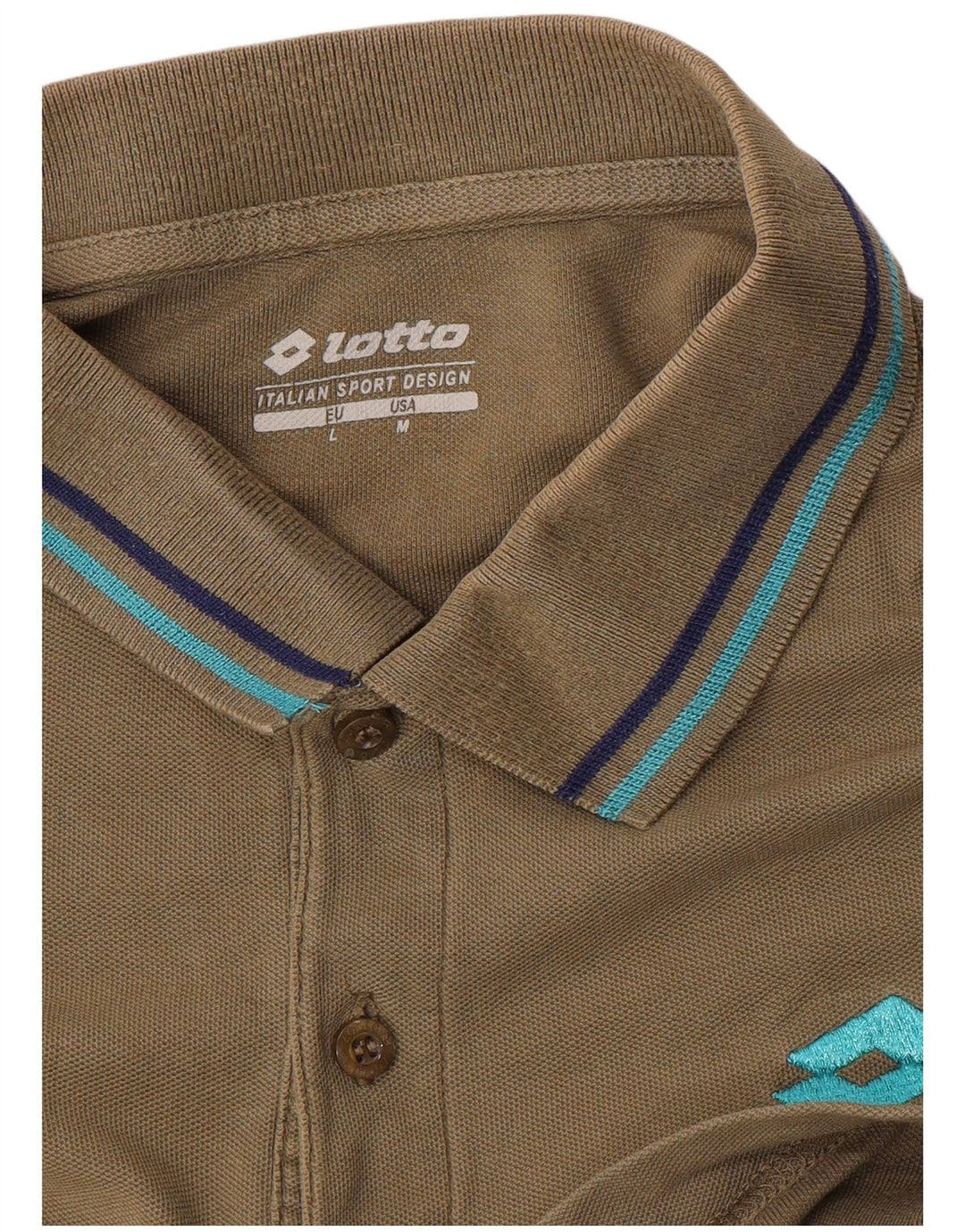 Camisa polo masculina Lotto médio cáqui