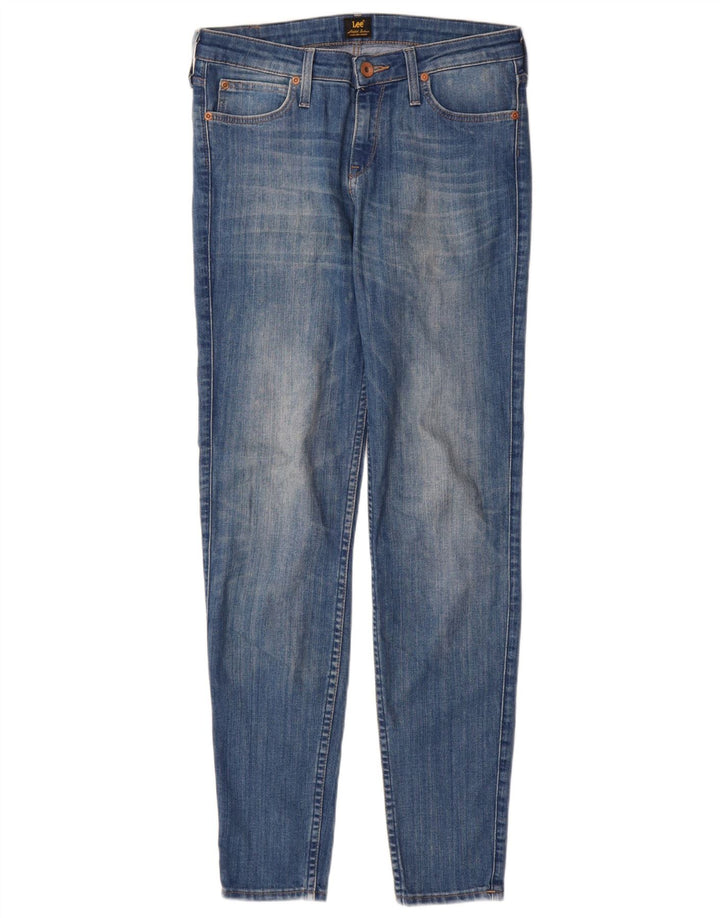 Lee Womens Scarlett Skinny Jeans W28 L31 Azul Algodão
