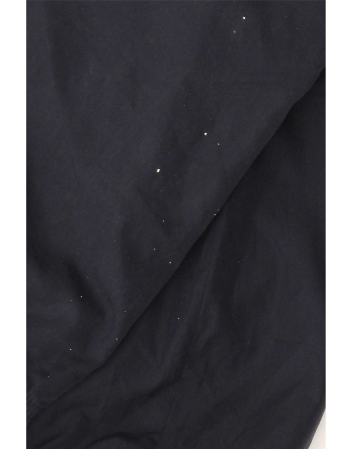 Calça de treino masculina Reebok Joggers grande poliéster azul marinho