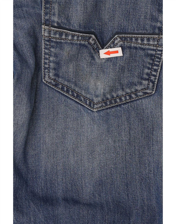 Jeans retos masculinos Diesel W34 L34 algodão azul