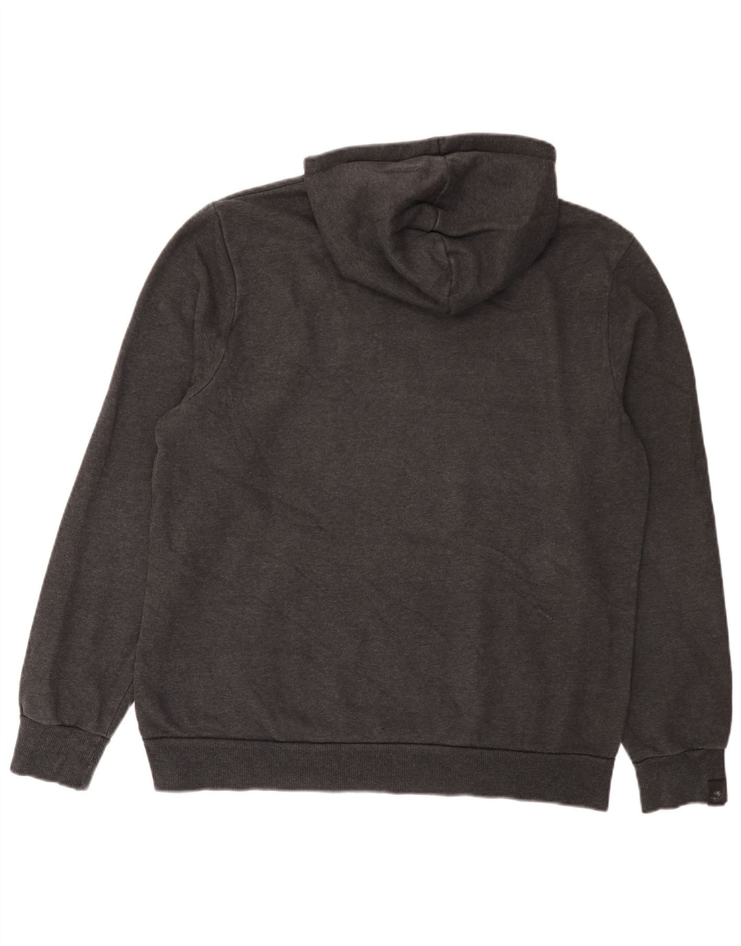 Suéter com capuz gráfico masculino Puma grande cinza