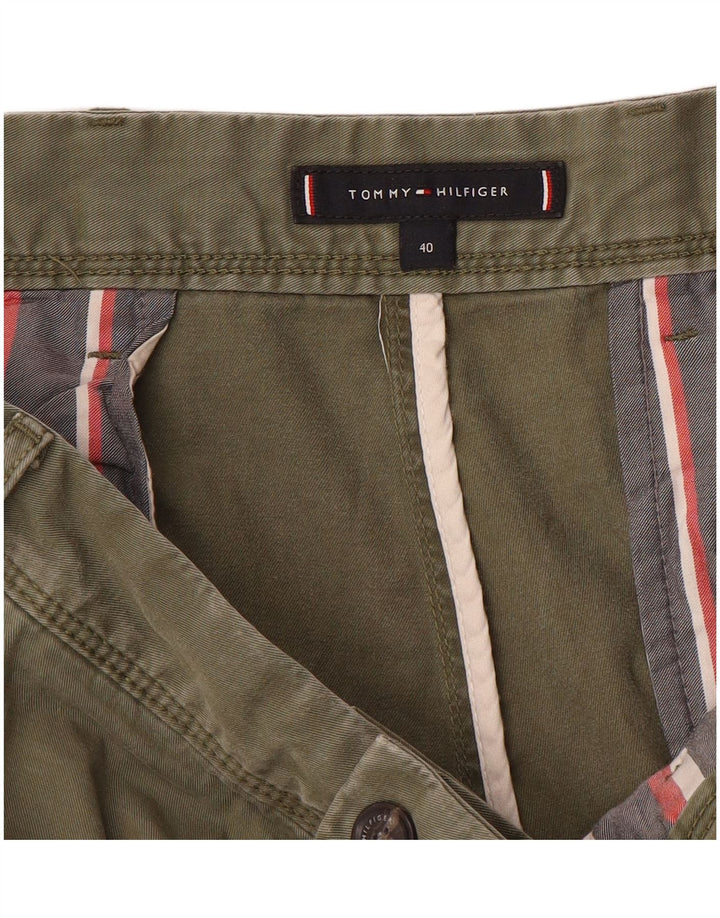 Shorts cargo masculino TOMMY HILFIGER W40 XL algodão cáqui