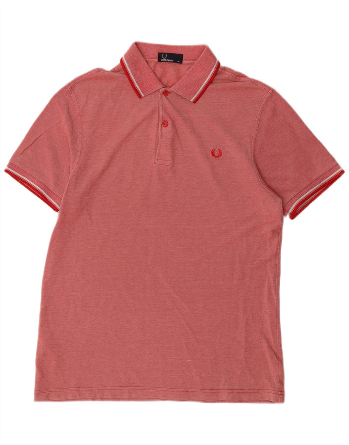 Camisa polo masculina Fred Perry médio algodão vermelho