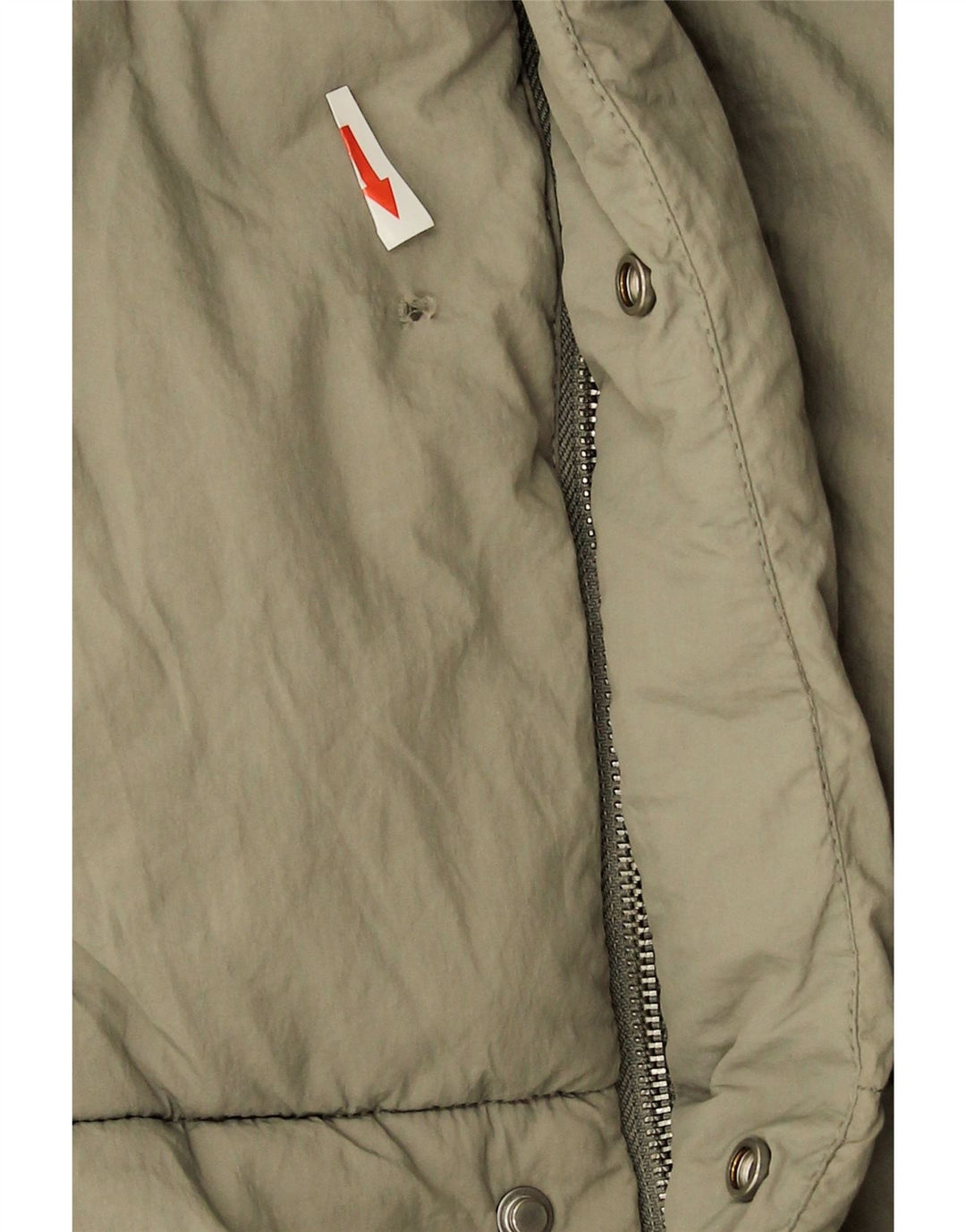 Zara Boys Colete acolchoado 13-14 anos cáqui nylon