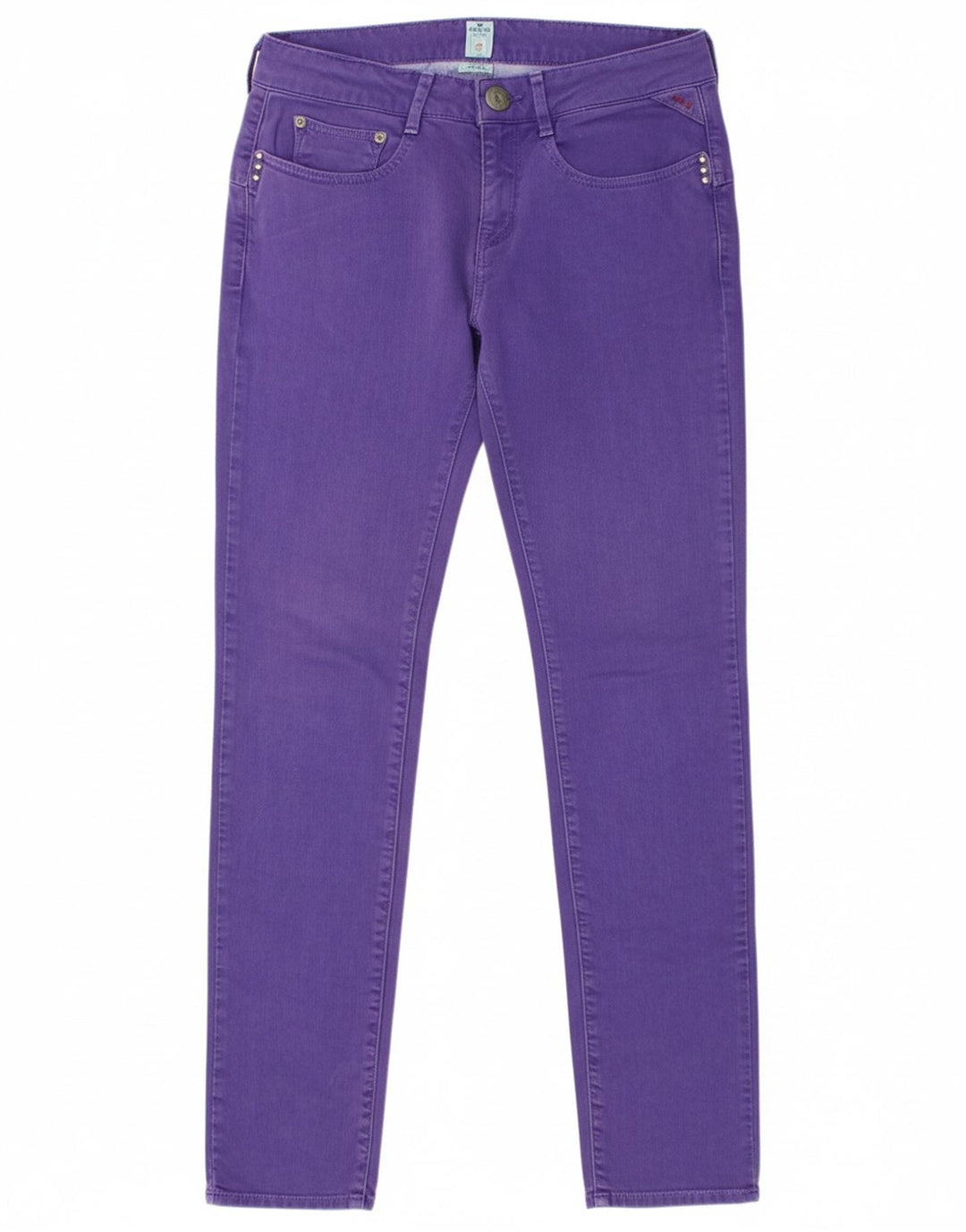 Jeans skinny feminino REPLAY W27 L32 algodão roxo