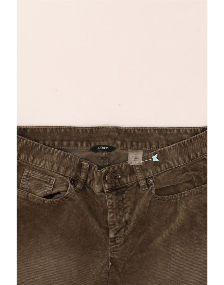 J. CREW Womens Slim Corduroy Trousers W28 L27 Brown Cotton Vintage J. Crew and Second-Hand J. Crew from Messina Hembry 