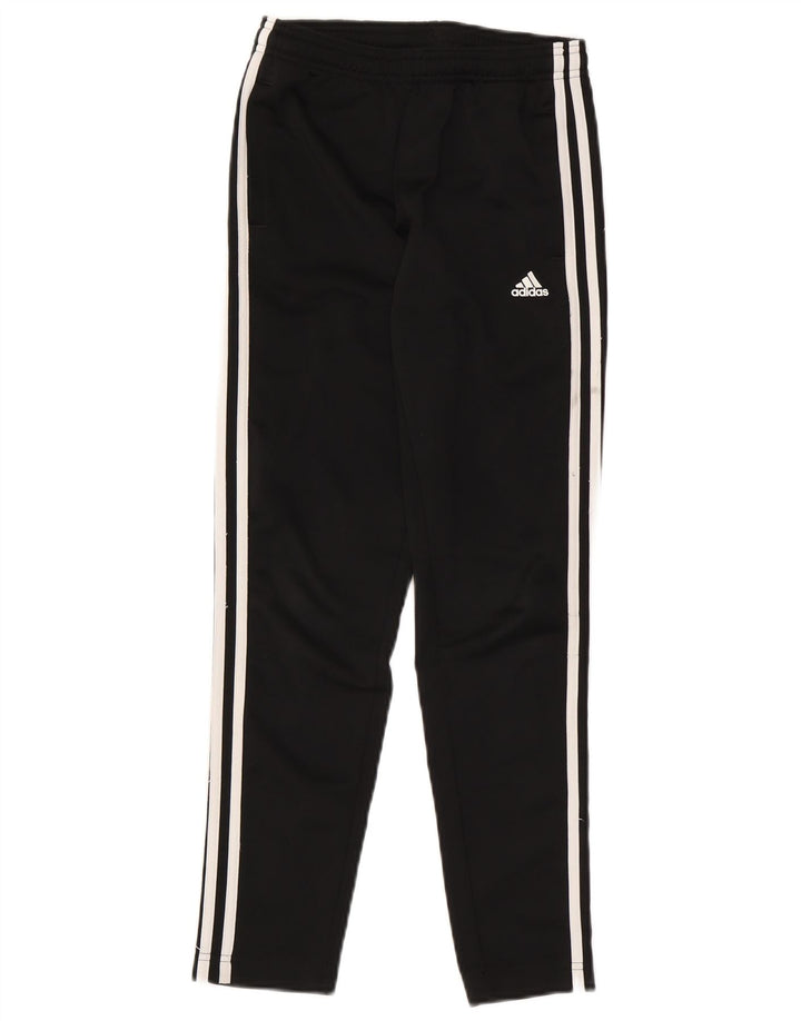 Calças de treino Adidas meninos 11-12 anos poliéster preto