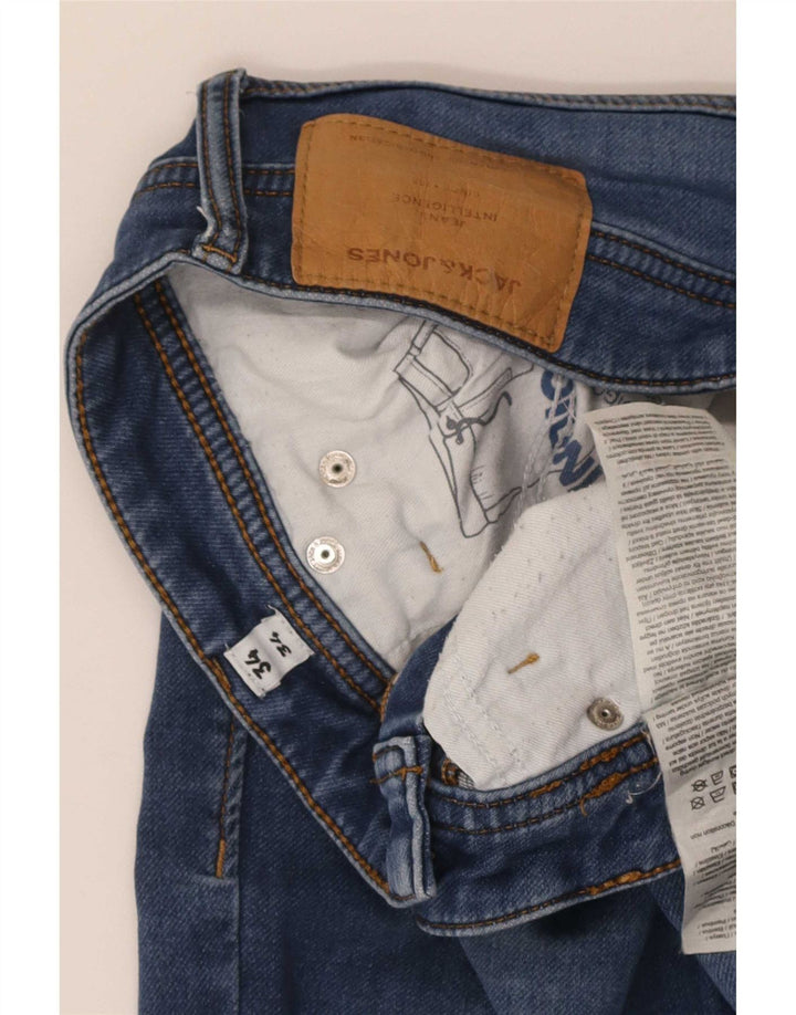 Jeans Jack & Jones feminino GLENN Slim W34 L34 azul algodão