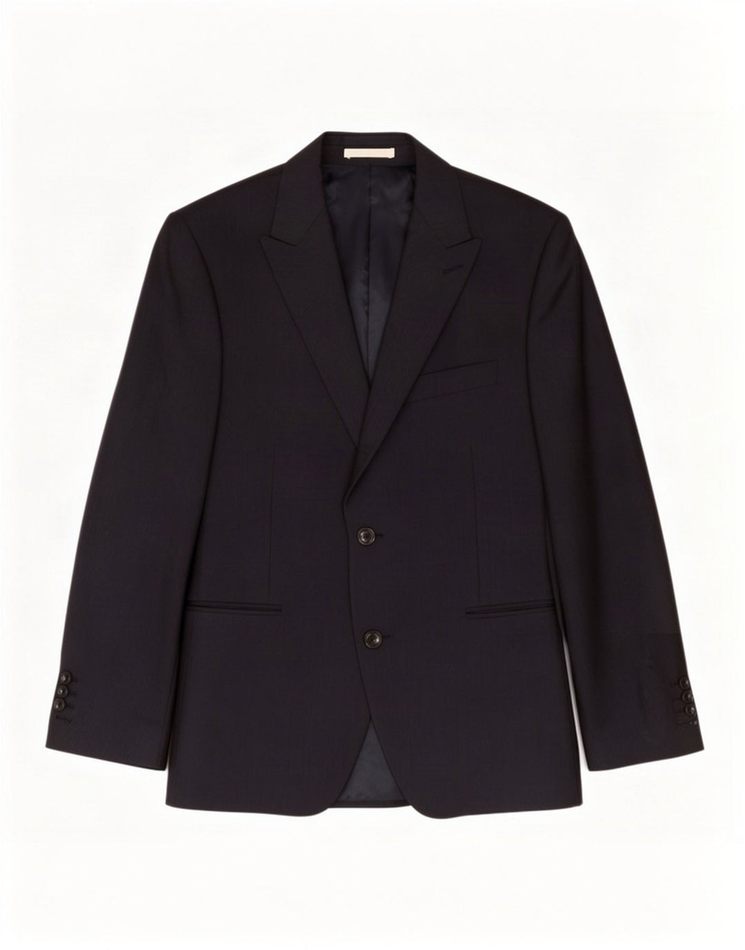 Jaqueta blazer masculina de 2 botões Marks & Spencer Reino Unido 38 lã azul marinho médio