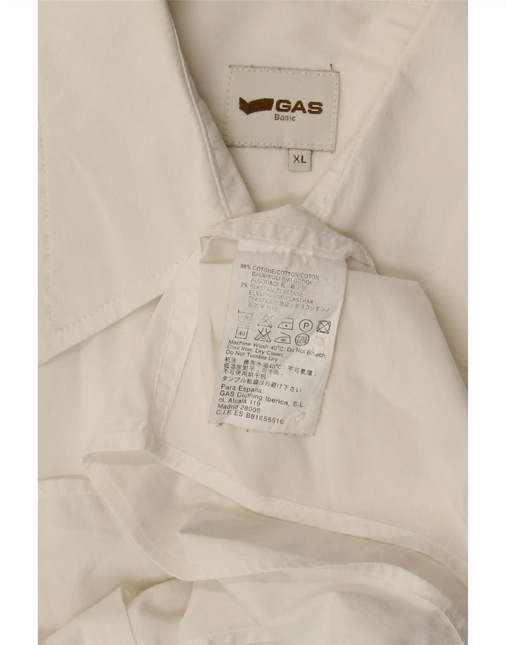 Camisa masculina Gas XL algodão branco