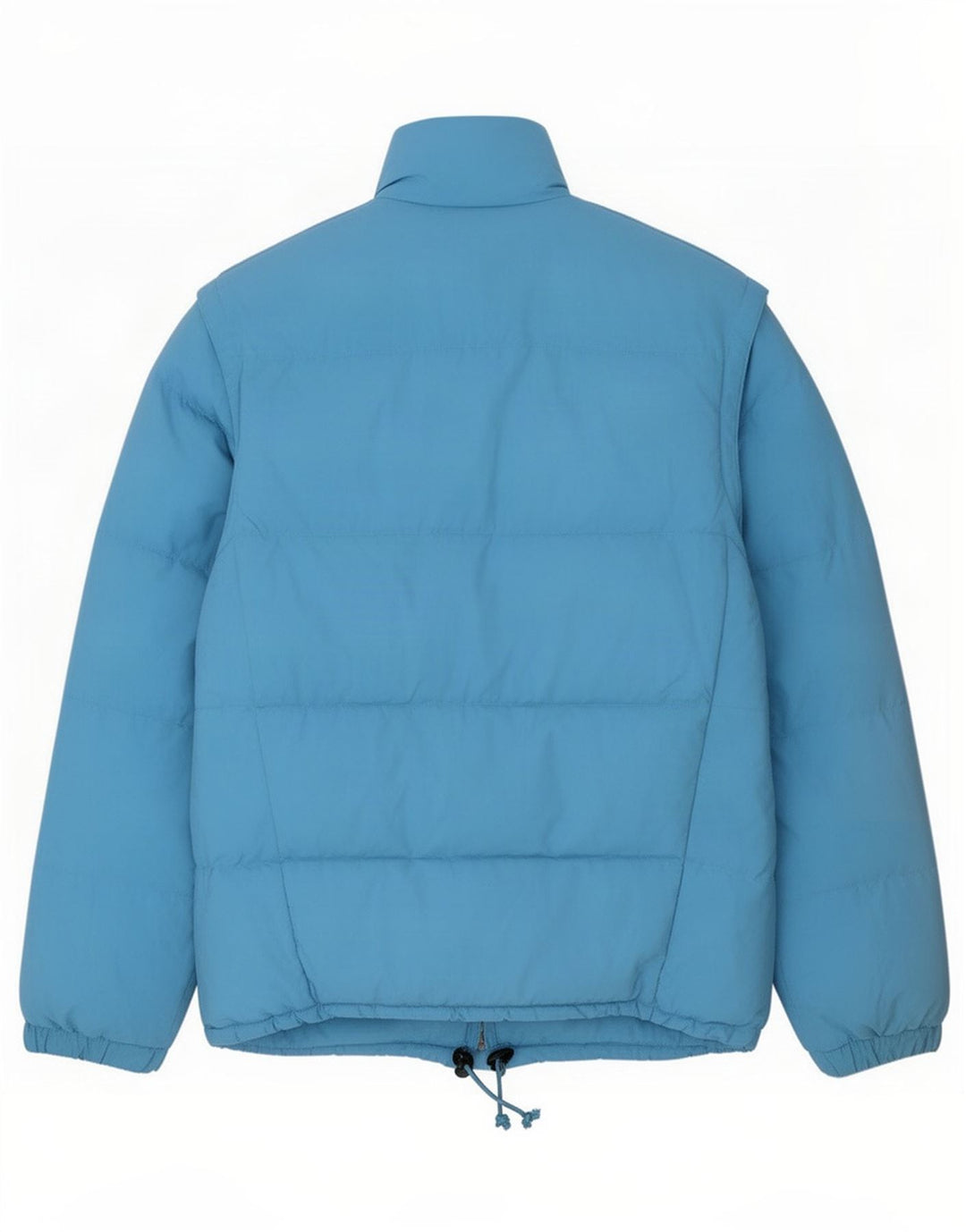 Jaqueta acolchoada masculina vintage UK 40 grande poliamida azul