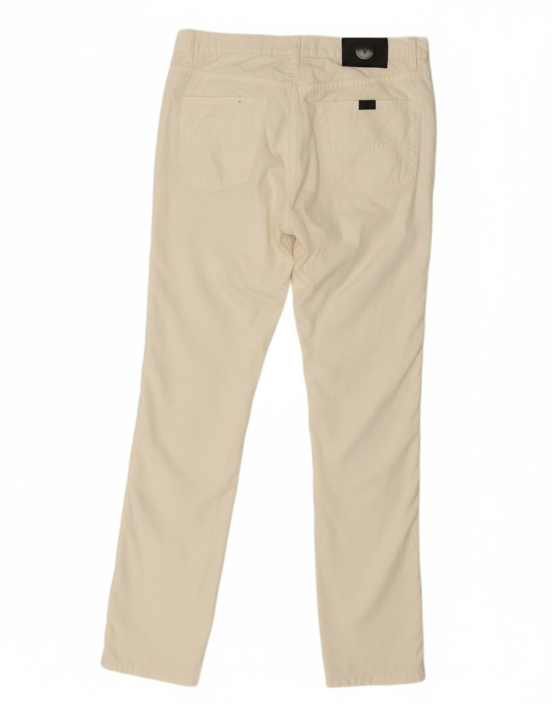 Calça feminina casual slim TRUSSARDI W32 L30 algodão branco