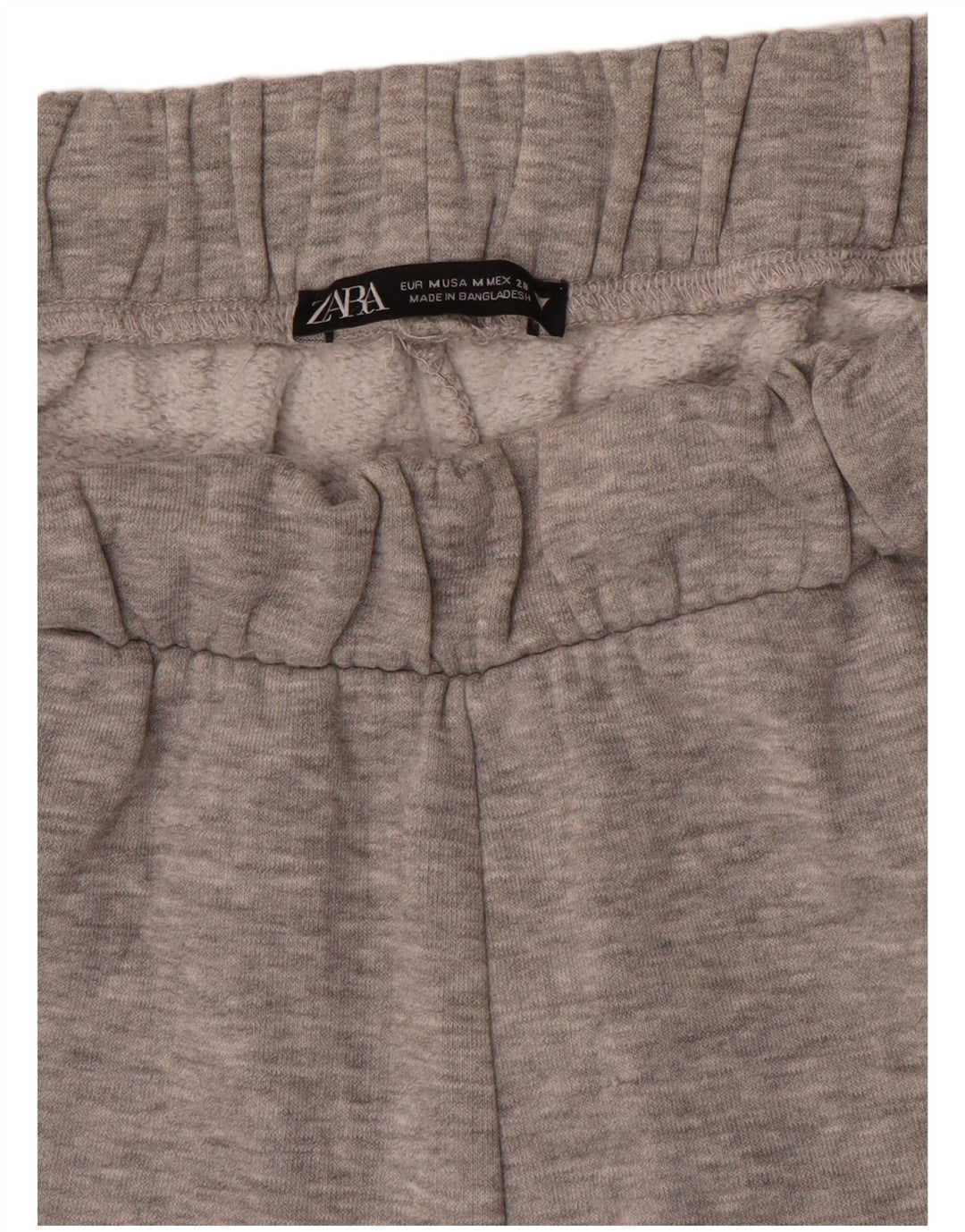 Calça de treino feminina Zara Joggers UK 14 cinza médio