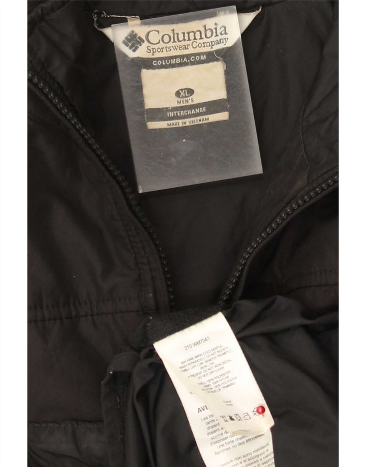 Jaqueta bomber Columbia masculina Interchange Liner UK 42 XL poliéster preto